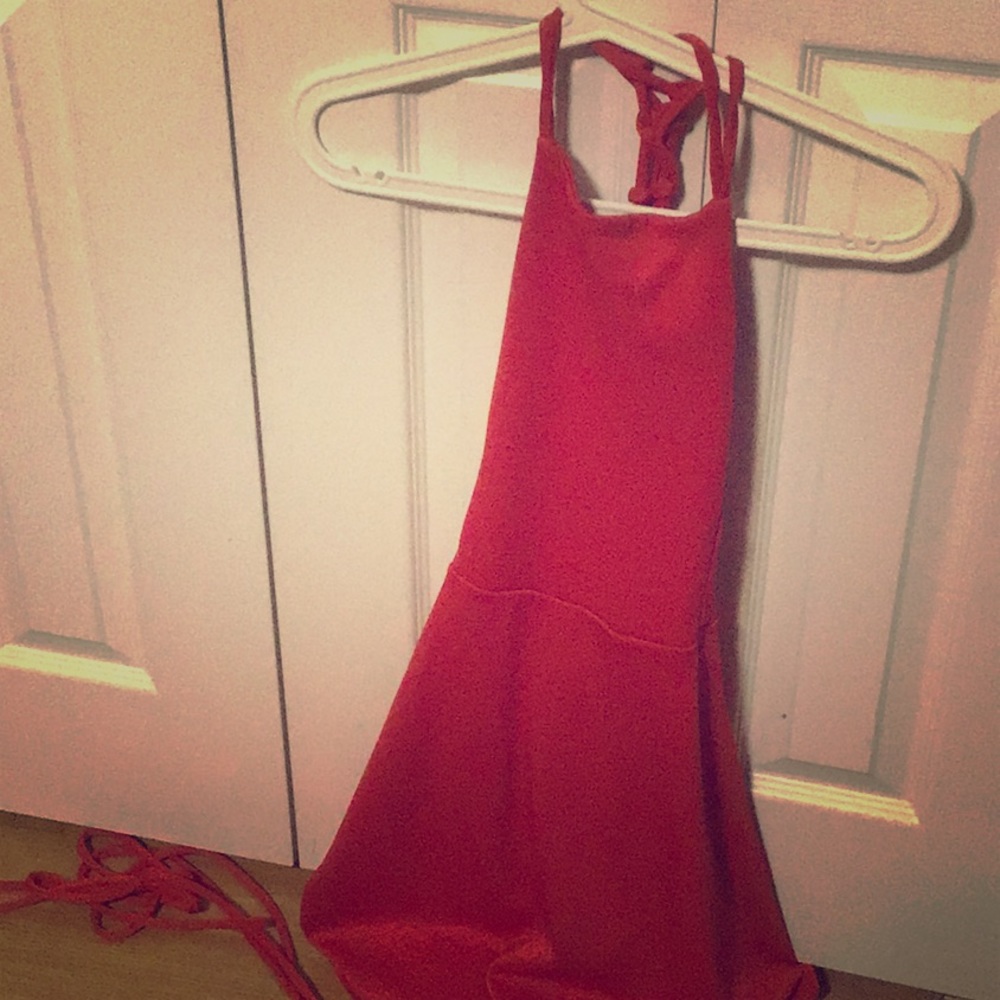 Red dress